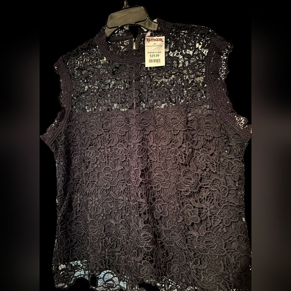 Nannette Black Lace Top - Picture 1 of 3